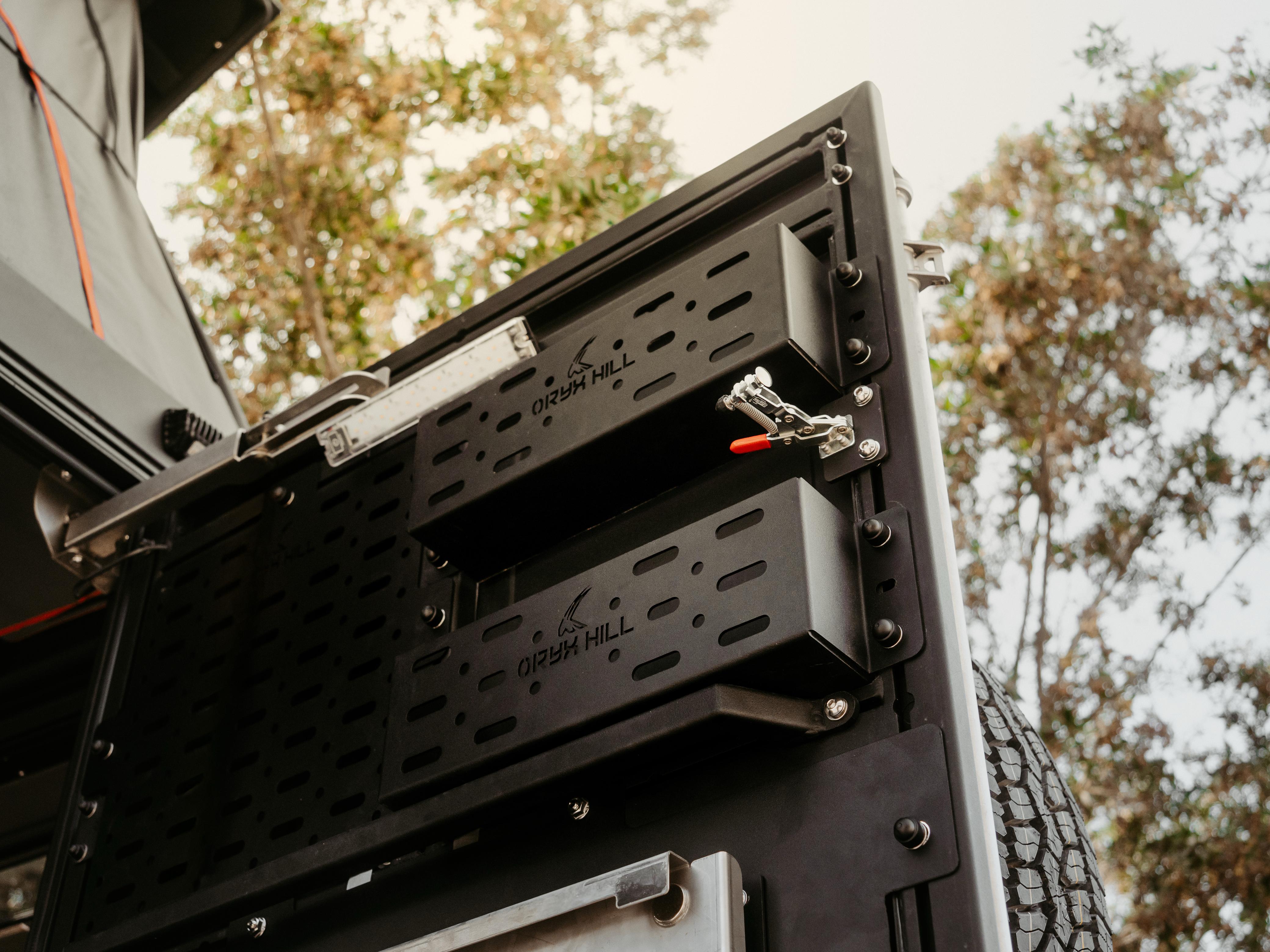 Alu-cab MODCap Camper - Rear Door Cubby Molle's